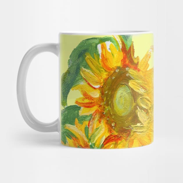 Painted Sunflowers by Artistic-Nomad